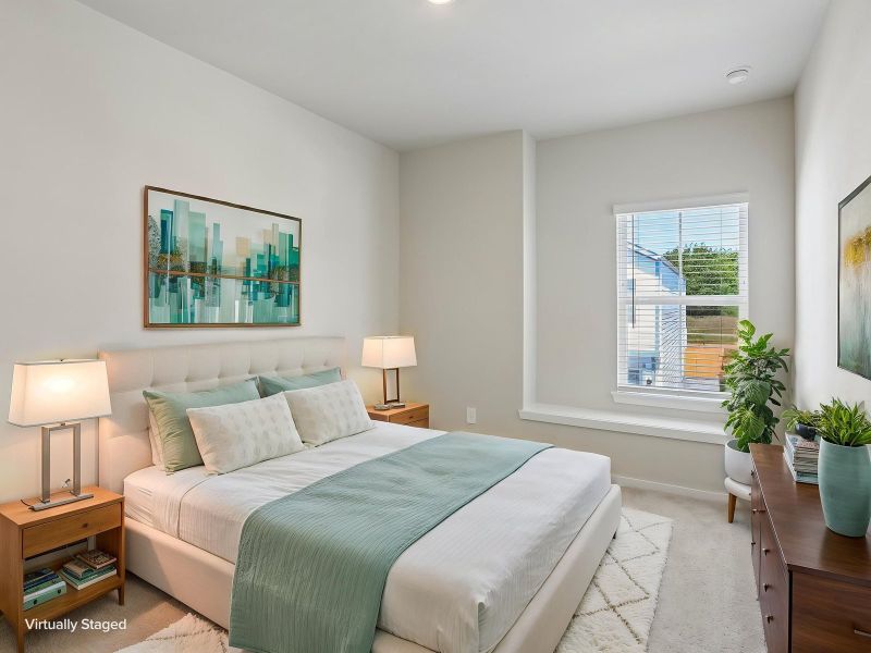 Furnished interior view inside a new home in Kemah Crossing - City Series, Kemah (Image 9). Furnished interior view inside a new home in Kemah Crossing - City Series, Kemah (Image 9).