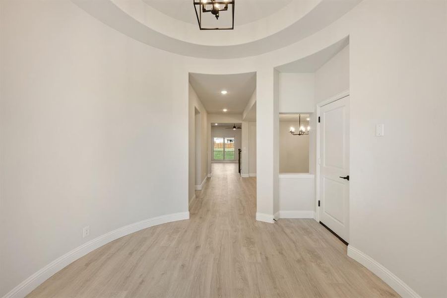 Spacious, unfurnished interior of a new home in Coyote Crossing, Godley (Image 40). Spacious, unfurnished interior of a new home in Coyote Crossing, Godley (Image 40).