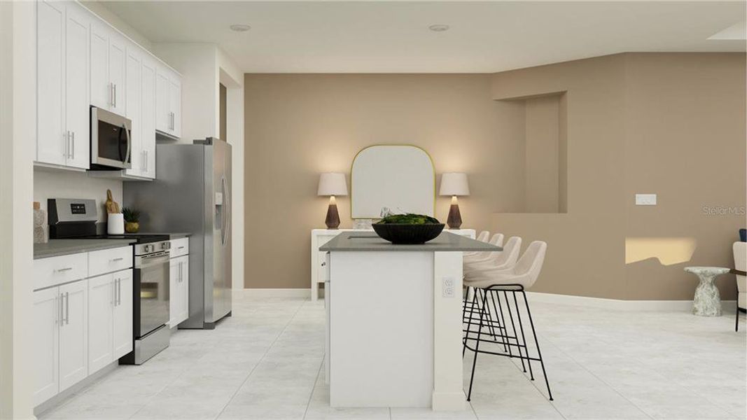 Furnished interior view inside a new home in Meadow Pointe, Groveland (Image 21).