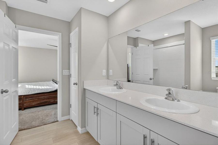 Furnished interior view inside a new home in Pasadena Point, Wesley Chapel (Image 39). Furnished interior view inside a new home in Pasadena Point, Wesley Chapel (Image 39).