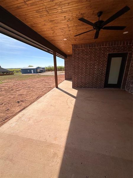 Exterior details and patio area of a home in , Abilene (Image 2). Exterior details and patio area of a home in , Abilene (Image 2).