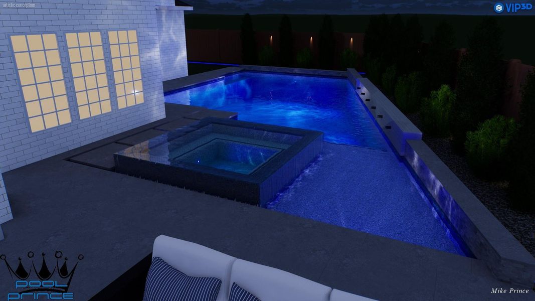 Pool Not included in price. Pool on the left side of back yard, leaving the entire right back yard wide open