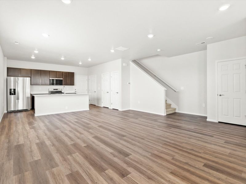 Spacious, unfurnished interior of a new home in Poudre Heights: The Meadow Collection, Windsor (Image 12).