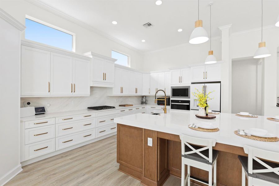 Furnished interior view inside a new home in , Westlake (Image 50).