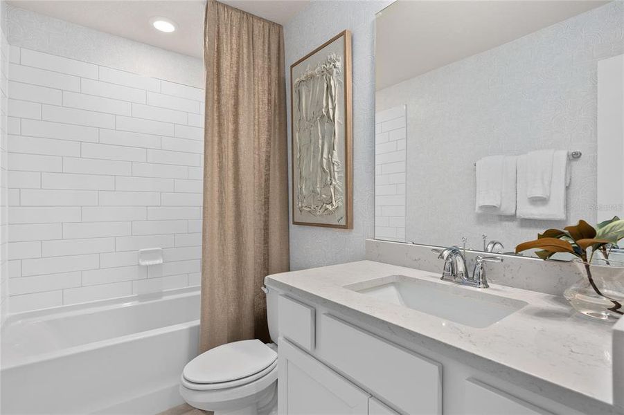Furnished interior view inside a new home in Parkside Trails, Clermont (Image 22).