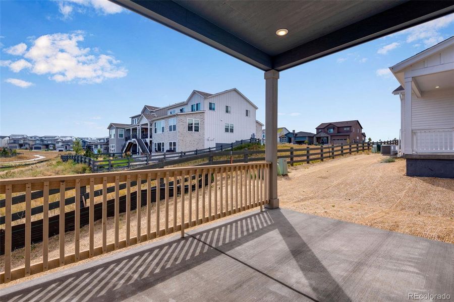 Spacious, unfurnished interior of a new home in Wild Oak at The Canyons, Castle Pines (Image 27). Spacious, unfurnished interior of a new home in Wild Oak at The Canyons, Castle Pines (Image 27).