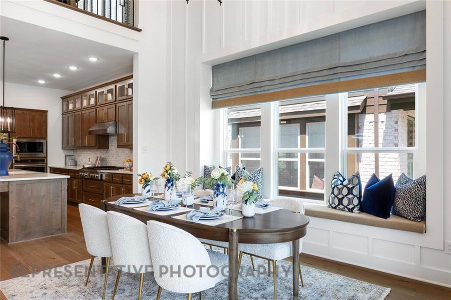 Furnished interior view inside a new home in Tavolo Park, Fort Worth (Image 10). Furnished interior view inside a new home in Tavolo Park, Fort Worth (Image 10).