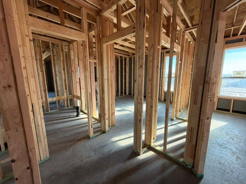 In-progress construction of a new home in Waterford Park, Weatherford, TX (Image 4).