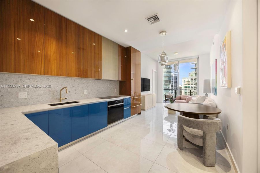 Furnished interior view inside a new home in Mr. C Residences, Miami (Image 16).