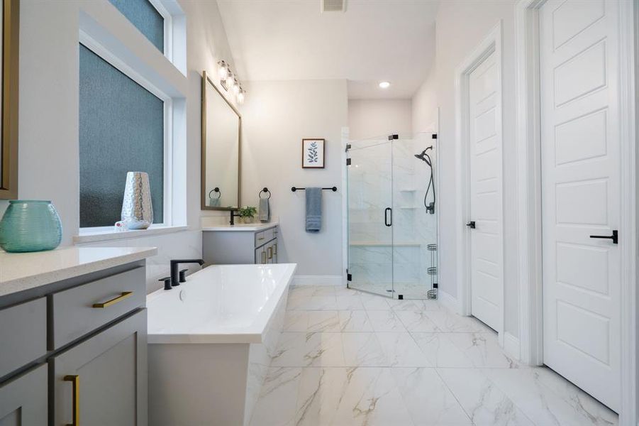 Furnished interior view inside a new home in , Frisco (Image 16). Furnished interior view inside a new home in , Frisco (Image 16).