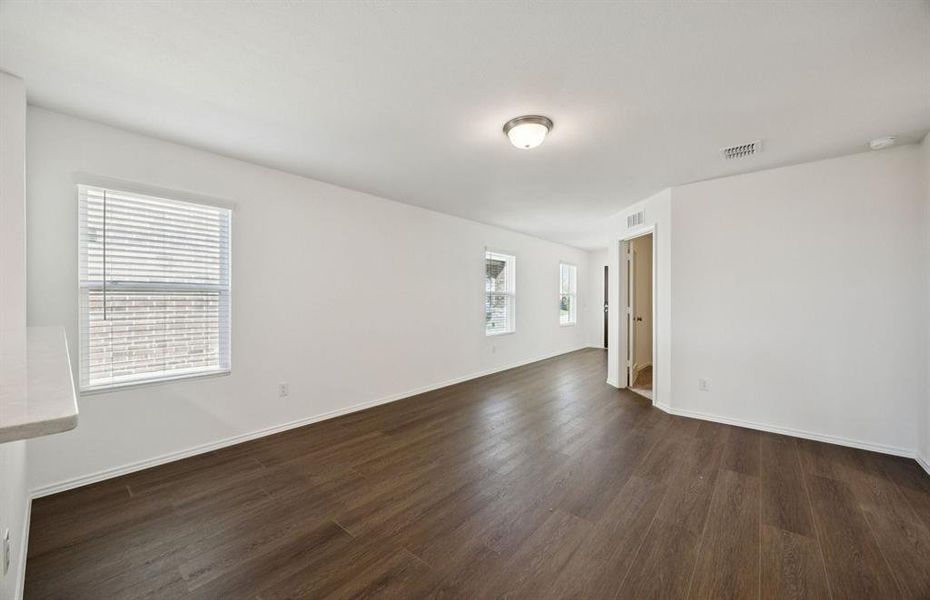 *floorplan representation, not actual home - Gathering room with view of main living areas *floorplan representation, not actual home - Gathering room with view of main living areas