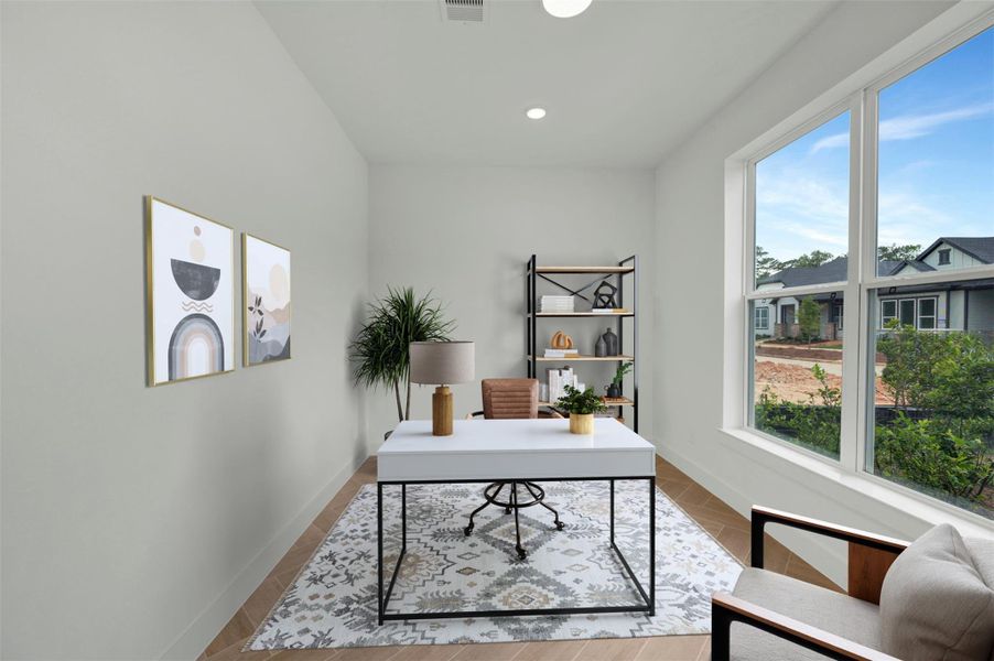 Virtually staged to give you the visual you need to see furniture placement and how the home can live.