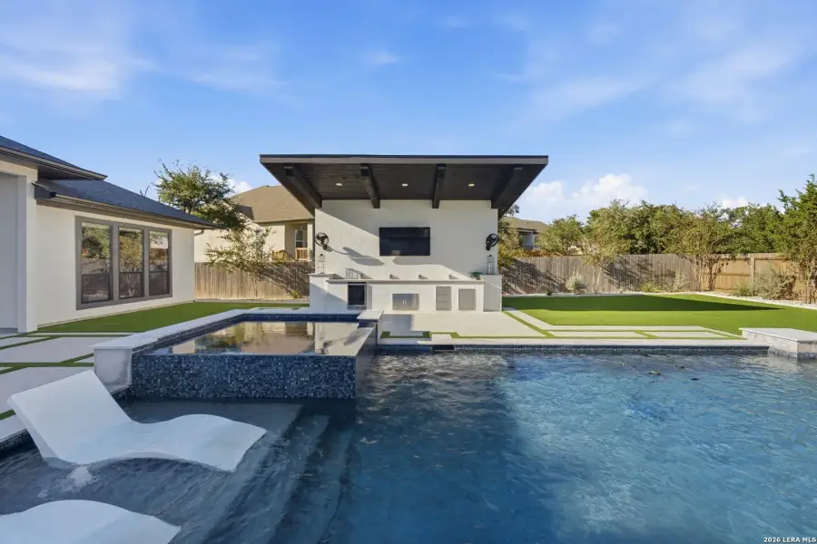 Exterior details and patio area of a home in , San Antonio (Image 2). Exterior details and patio area of a home in , San Antonio (Image 2).