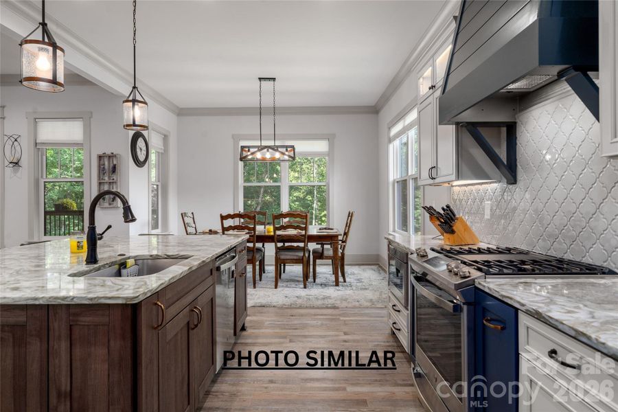Furnished interior view inside a new home in , Hendersonville (Image 12). Furnished interior view inside a new home in , Hendersonville (Image 12).