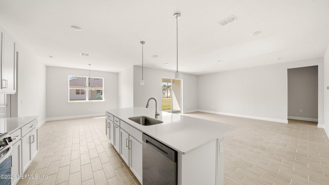 Furnished interior view inside a new home in , Palm Coast (Image 19).