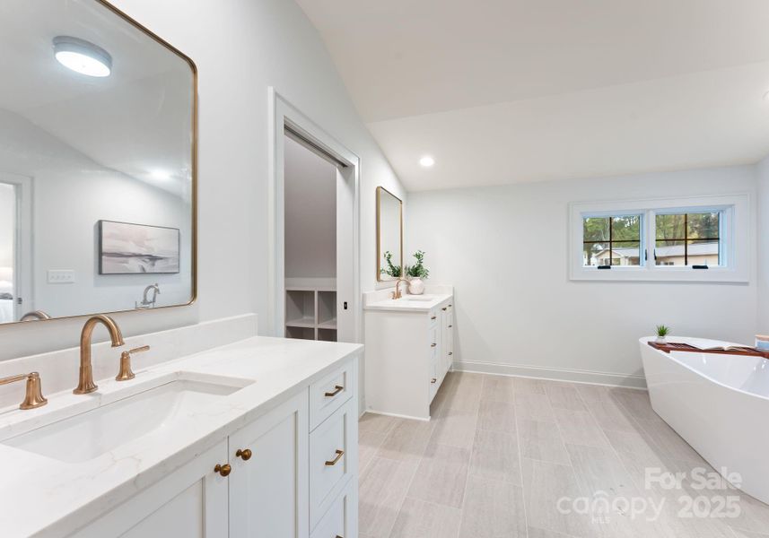 Furnished interior view inside a new home in , Charlotte (Image 33).