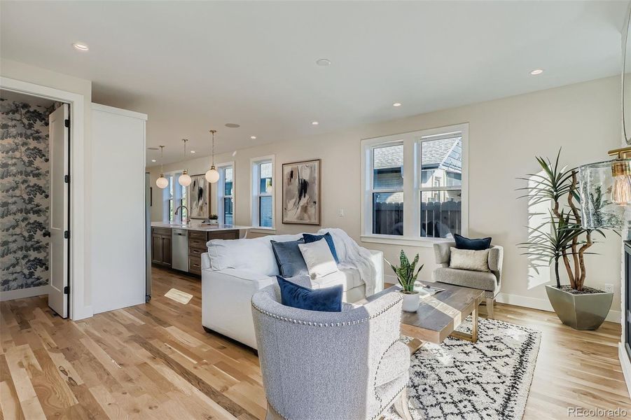 Furnished interior view inside a new home in , Denver (Image 18).