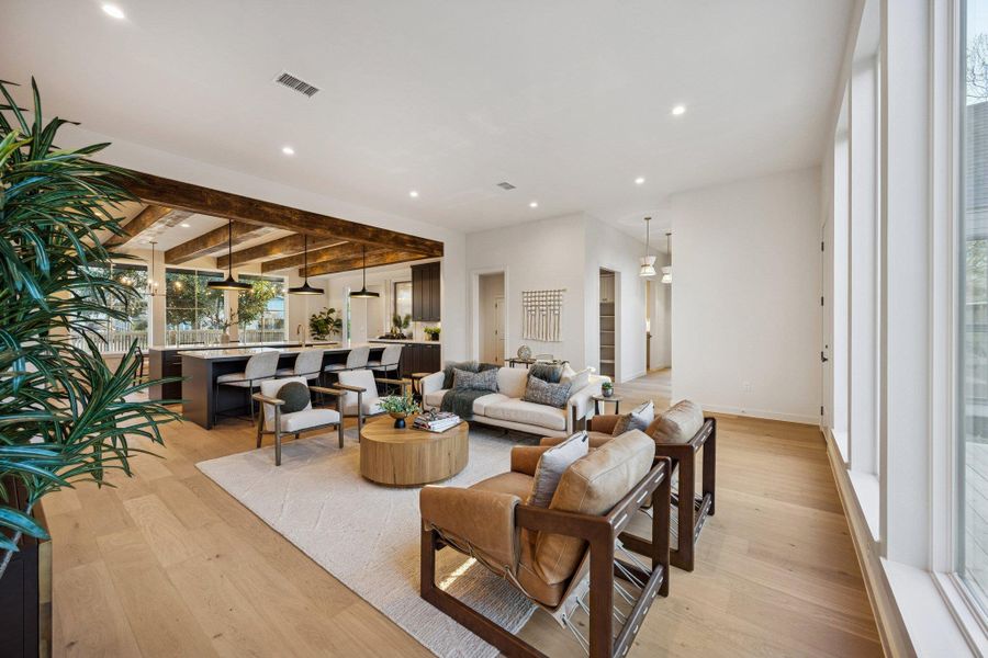 Furnished interior view inside a new home in , Austin (Image 5).