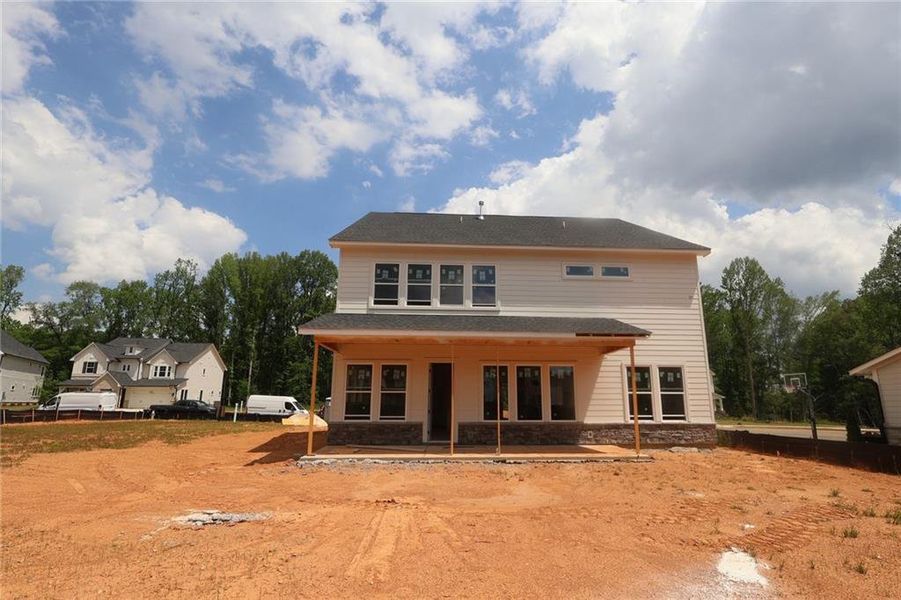 In-progress construction of a new home in Settingdown Farms, Cumming, GA (Image 13). In-progress construction of a new home in Settingdown Farms, Cumming, GA (Image 13).