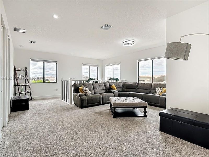 Furnished interior view inside a new home in , Ave Maria (Image 1). Furnished interior view inside a new home in , Ave Maria (Image 1).