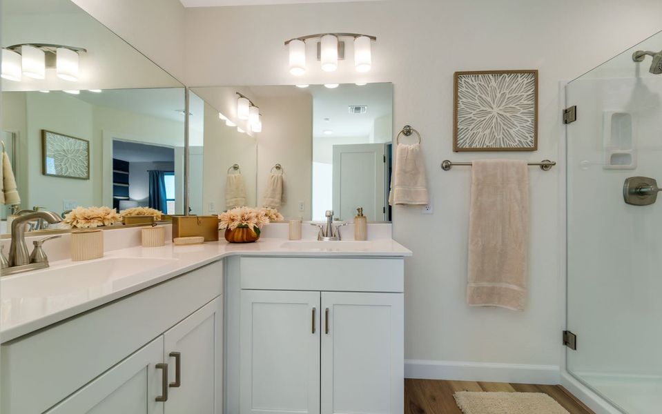 Furnished interior view inside a new home in Bay Creek, Baytown (Image 23).
