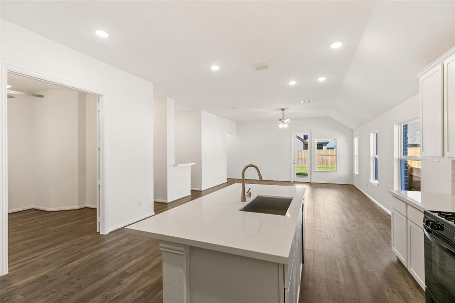 Furnished interior view inside a new home in Katy Lakes, Katy (Image 6). Furnished interior view inside a new home in Katy Lakes, Katy (Image 6).