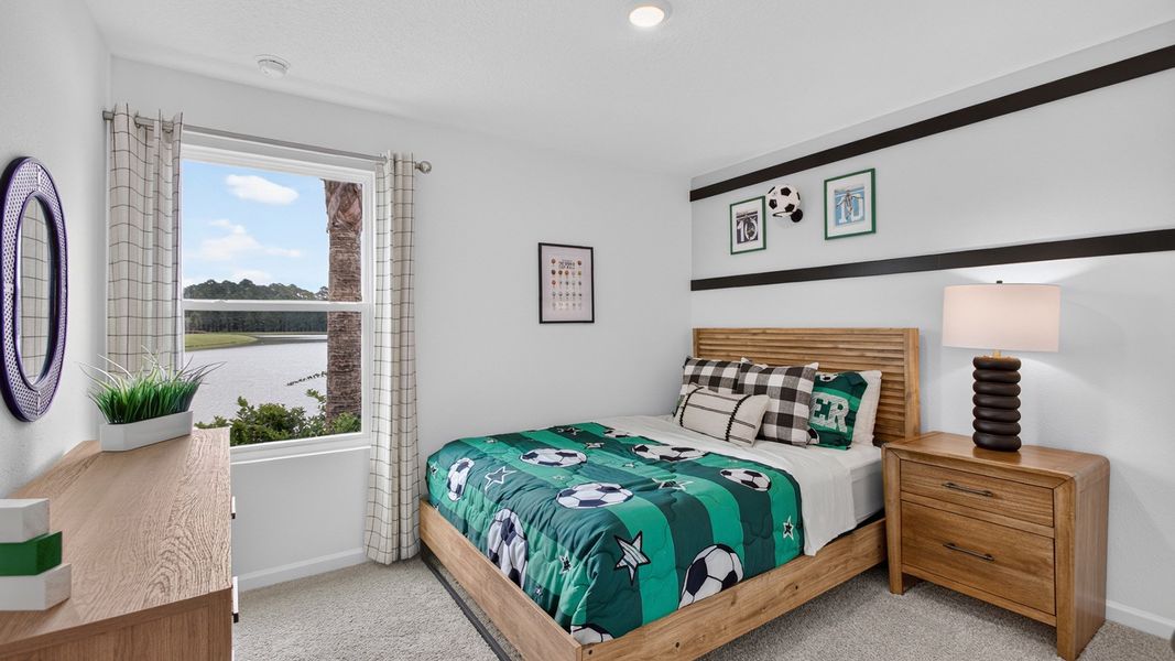 Furnished interior view inside a new home in Bridle Creek, Jacksonville (Image 26).