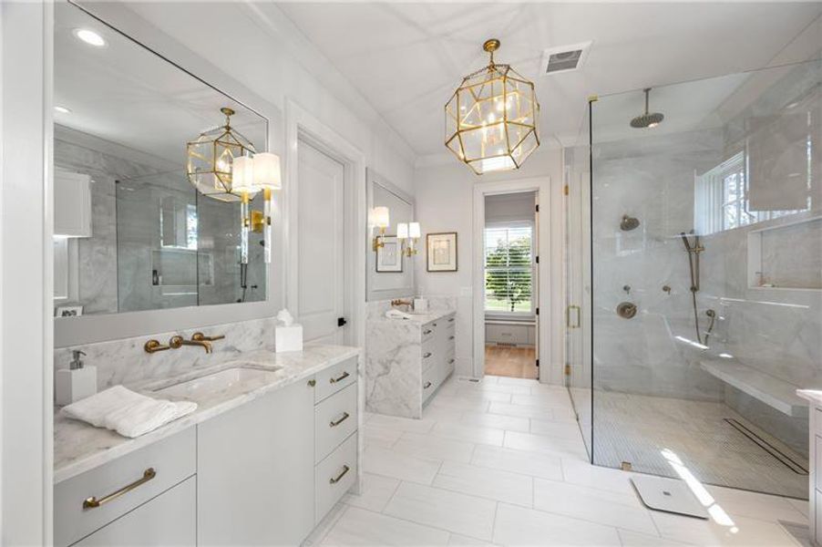 Furnished interior view inside a new home in Manor Estates, Alpharetta (Image 30).