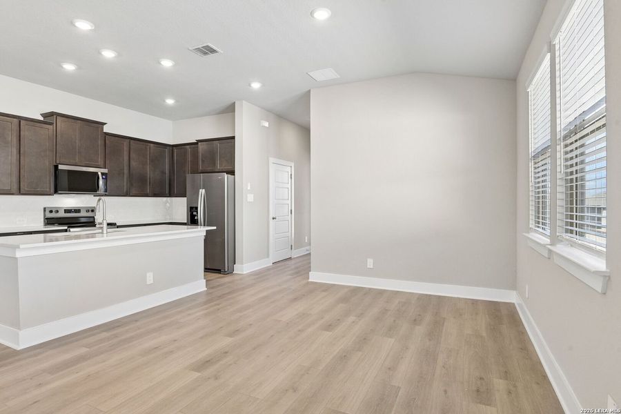 Furnished interior view inside a new home in Royal Crest, San Antonio (Image 17).