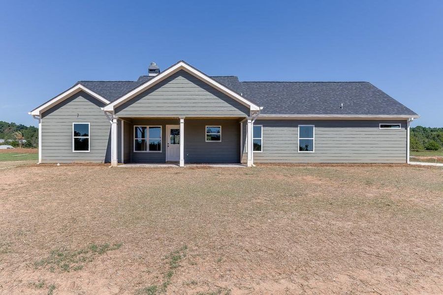Exterior details and patio area of a home in , Hartwell (Image 21).