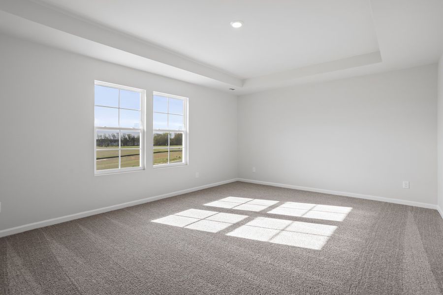 Spacious, unfurnished interior of a new home in Cambridge Reserve, Angier (Image 25). Spacious, unfurnished interior of a new home in Cambridge Reserve, Angier (Image 25).