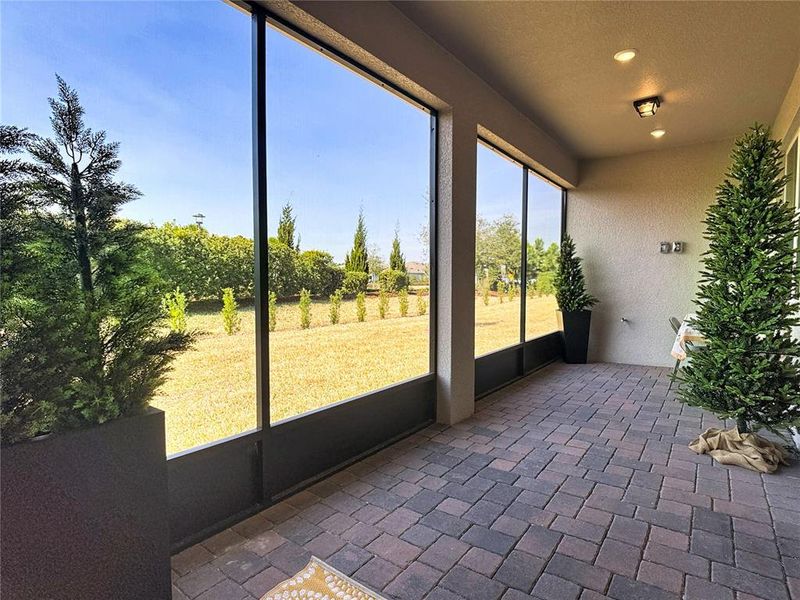 Exterior details and patio area of a home in Del Webb Sunbridge, St. Cloud (Image 21). Exterior details and patio area of a home in Del Webb Sunbridge, St. Cloud (Image 21).
