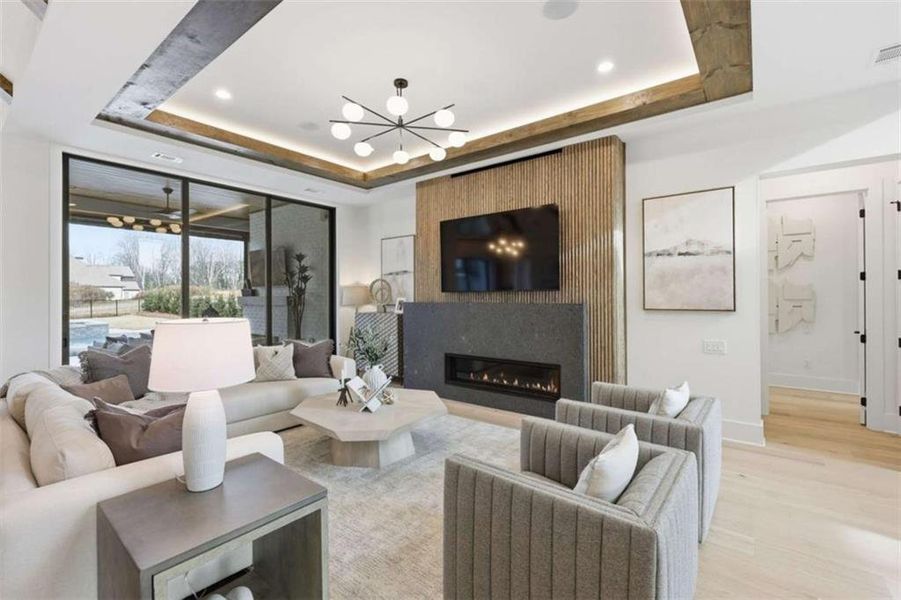 Furnished interior view inside a new home in , Gainesville (Image 31).