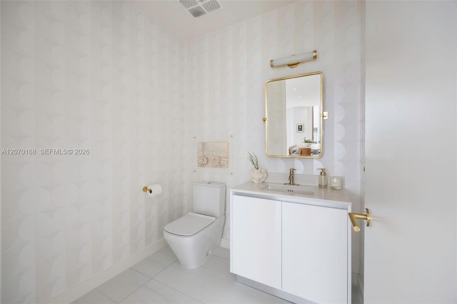 Furnished interior view inside a new home in , Miami (Image 14). Furnished interior view inside a new home in , Miami (Image 14).