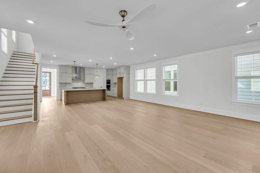 Spacious, unfurnished interior of a new home in Central Park, Charleston (Image 33). Spacious, unfurnished interior of a new home in Central Park, Charleston (Image 33).