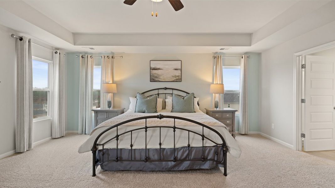 Representative furnished interior of a home built from the MANSFIELD by D.R. Horton in Carolina Groves, Moncks Corner (Image 12).