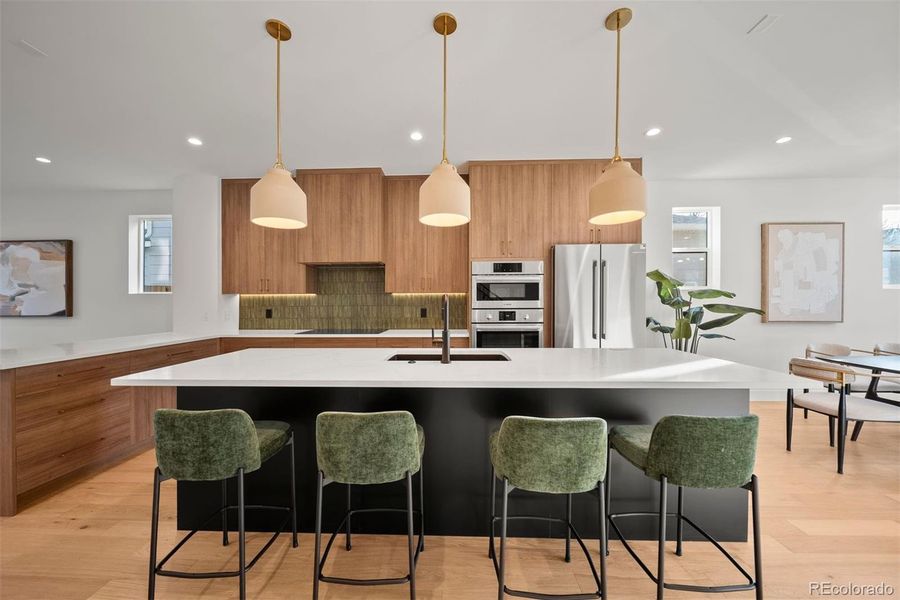 Furnished interior view inside a new home in , Denver (Image 17). Furnished interior view inside a new home in , Denver (Image 17).