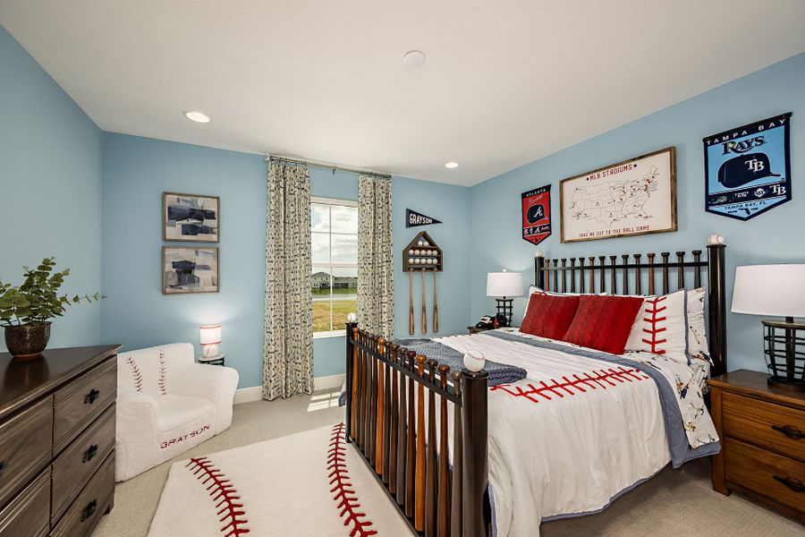Representative furnished interior of a home built from the Pelican by Homes by WestBay in Crosswind Ranch, Parrish (Image 26).
