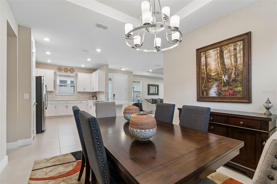 Furnished interior view inside a new home in , Wesley Chapel (Image 56).
