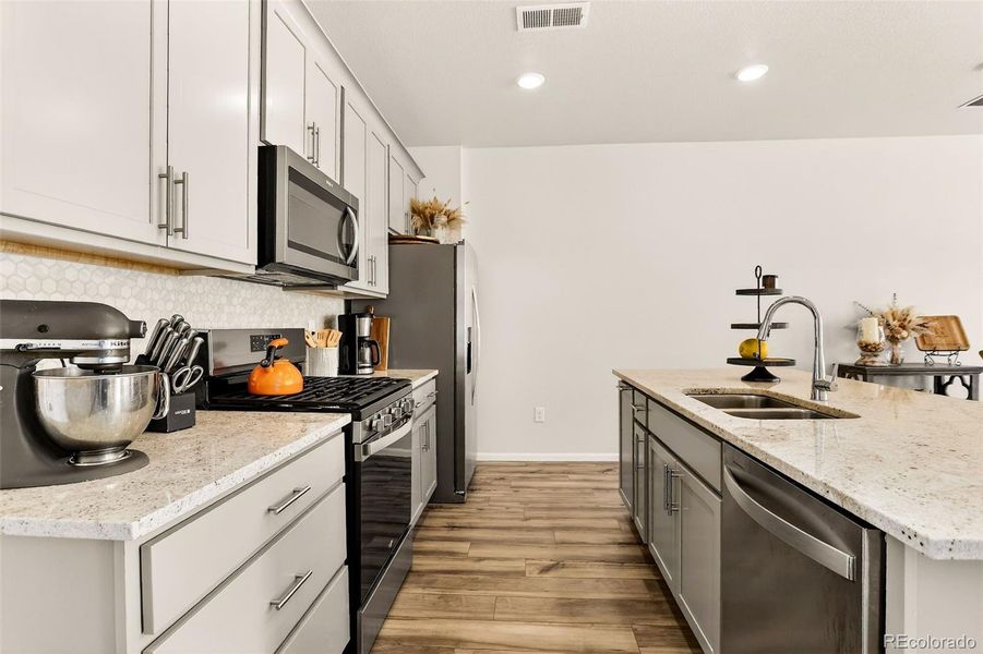 Furnished interior view inside a new home in , Aurora (Image 24). Furnished interior view inside a new home in , Aurora (Image 24).