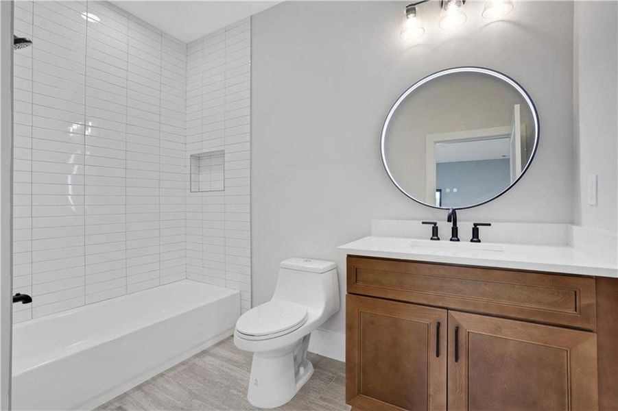 Furnished interior view inside a new home in , Milton (Image 44).