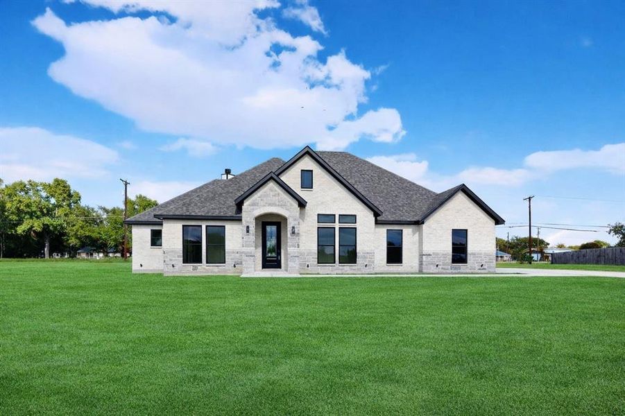 Front exterior of a new home in , Canton, TX, highlighting curb appeal (Image 24). Front exterior of a new home in , Canton, TX, highlighting curb appeal (Image 24).