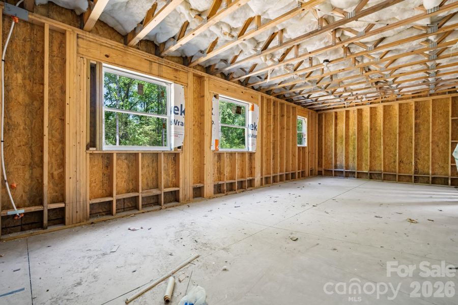 In-progress construction of a new home in , Taylorsville, NC (Image 36).