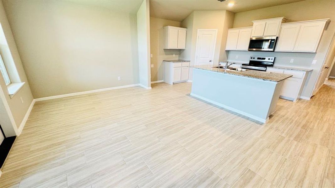 Kitchen - All Home and community information, including pricing, included features, terms, availability and amenities, are subject to change at any time without notice or obligation. All Drawings, pictures, photographs, video, square footages, floor plans, elevations, features, colors and sizes are approximate for illustration purposes only and will vary from the homes as built.