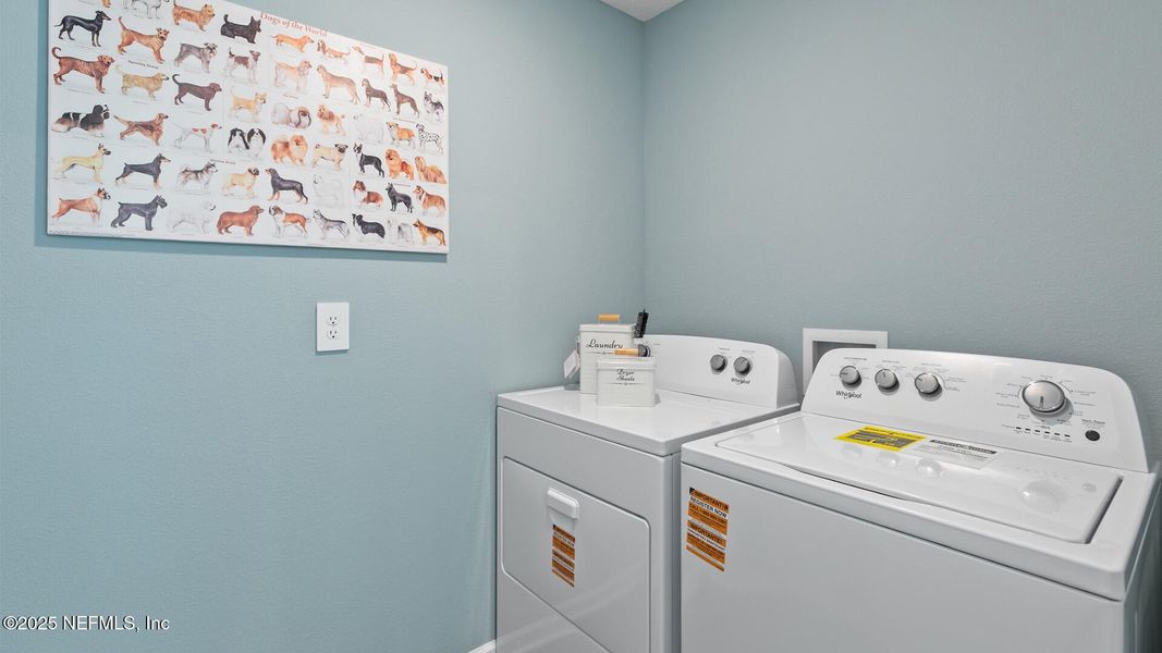 Furnished interior view inside a new home in The Arbors, Jacksonville (Image 24).