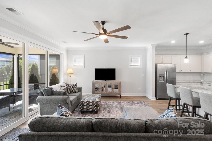Furnished interior view inside a new home in Trilogy® Lake Norman, Denver (Image 4). Furnished interior view inside a new home in Trilogy® Lake Norman, Denver (Image 4).