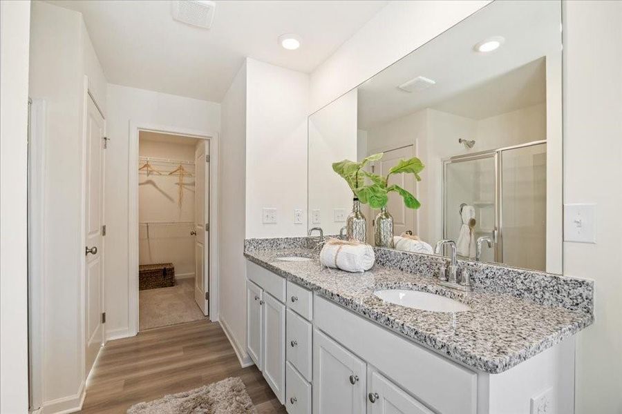 Furnished interior view inside a new home in Old Salem Crossing, Conyers (Image 13).