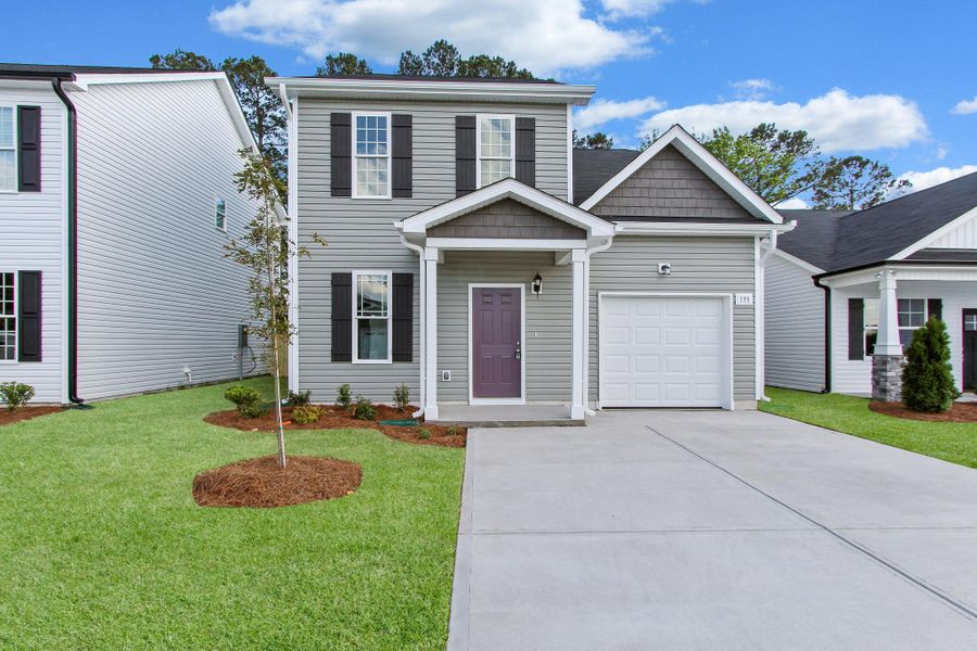 Representative exterior photo of a completed home built from the Sequoia by RiverWILD Homes in Sawyer Ridge, Dunn, NC (Image 2).