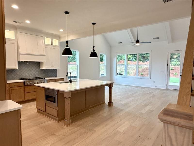 Furnished interior view inside a new home in Livingstone Park, Kennesaw (Image 6). Furnished interior view inside a new home in Livingstone Park, Kennesaw (Image 6).