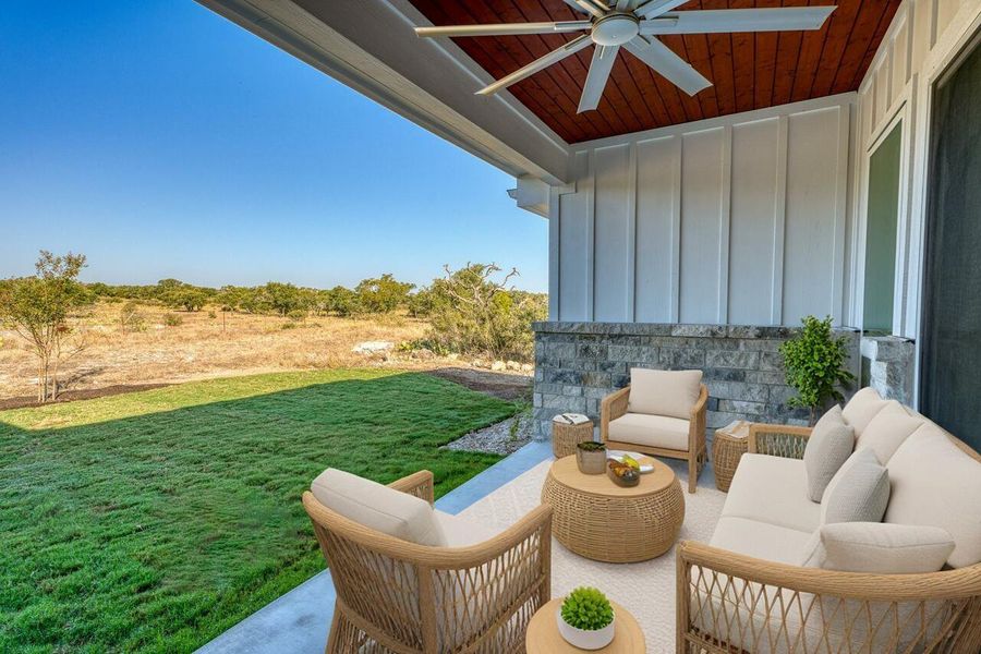 Exterior details and patio area of a home in , Horseshoe Bay (Image 20). Exterior details and patio area of a home in , Horseshoe Bay (Image 20).
